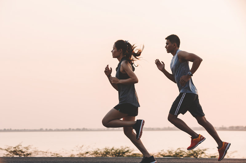 Couple Jogging